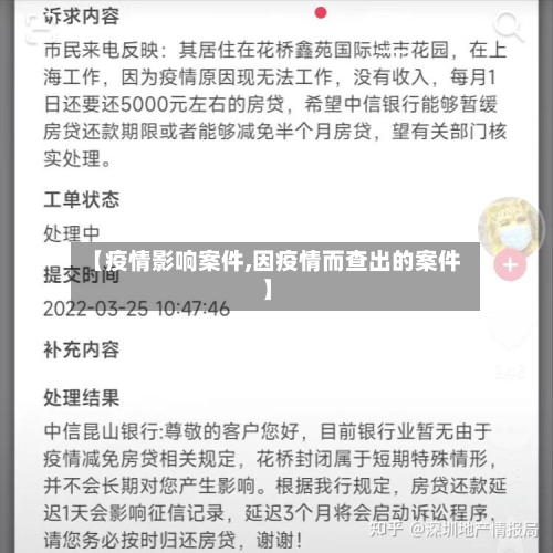 【疫情影响案件,因疫情而查出的案件】-第3张图片