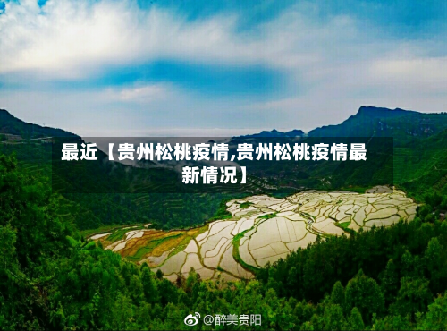 最近【贵州松桃疫情,贵州松桃疫情最新情况】-第1张图片
