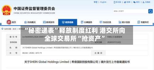 “秘密递表	”释放制度红利 港交所向全球交易所“抢资产”-第1张图片