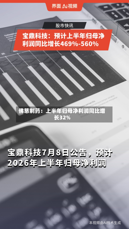 佛慈制药：上半年归母净利润同比增长32%-第3张图片