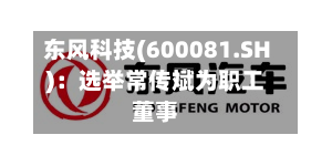 东风科技(600081.SH):选举常传斌为职工董事-第1张图片