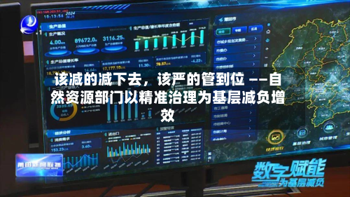 该减的减下去，该严的管到位 ——自然资源部门以精准治理为基层减负增效-第2张图片