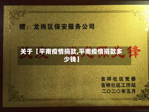 关于【平南疫情捐款,平南疫情捐款多少钱】-第2张图片