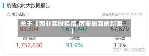 关于【南非实时疫情,南非最新的新闻】-第1张图片