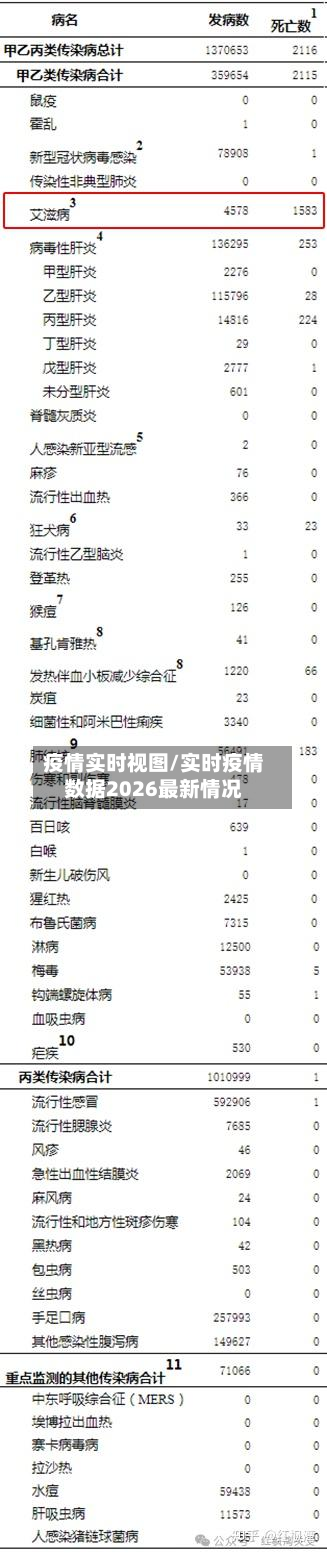 疫情实时视图/实时疫情数据2026最新情况-第3张图片