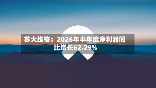 苏大维格：2026年半年度净利润同比增长62.29%-第1张图片