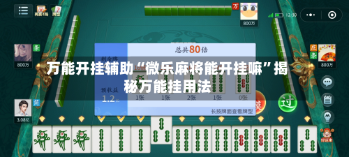 万能开挂辅助“微乐麻将能开挂嘛	”揭秘万能挂用法-第1张图片