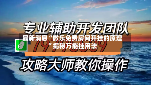 最新消息“微乐免费房间开挂的原理”揭秘万能挂用法-第2张图片