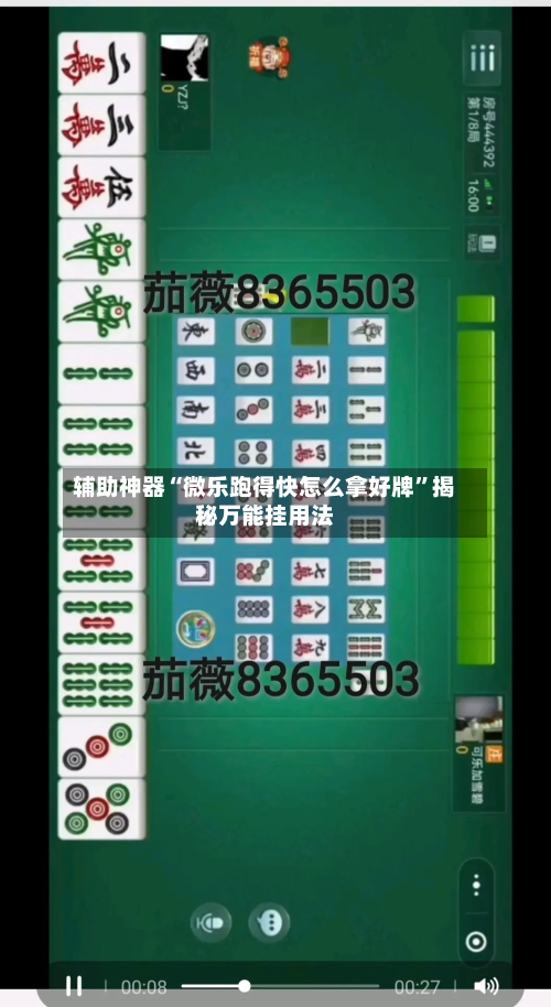 辅助神器“微乐跑得快怎么拿好牌	”揭秘万能挂用法-第1张图片