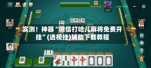 实测！神器“微信打哈儿麻将免费开挂	”(透视挂)辅助下载教程-第1张图片