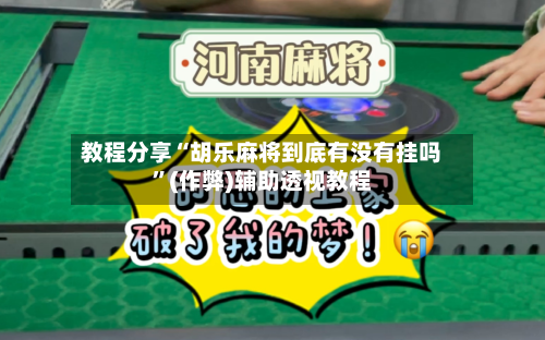 教程分享“胡乐麻将到底有没有挂吗”(作弊)辅助透视教程-第2张图片