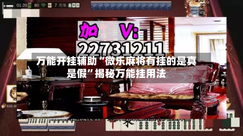 万能开挂辅助“微乐麻将有挂的是真是假”揭秘万能挂用法-第3张图片