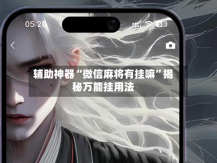 辅助神器“微信麻将有挂嘛”揭秘万能挂用法-第2张图片