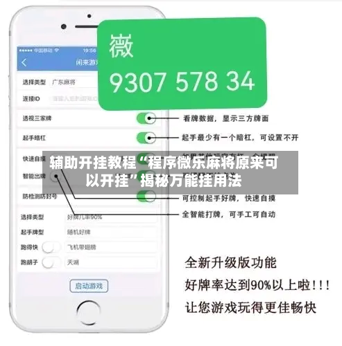 辅助开挂教程“程序微乐麻将原来可以开挂	”揭秘万能挂用法-第3张图片