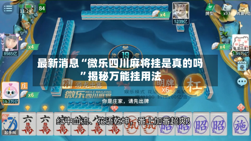最新消息“微乐四川麻将挂是真的吗”揭秘万能挂用法-第2张图片
