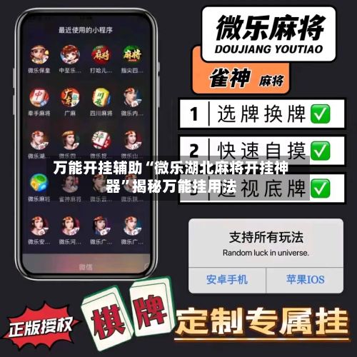万能开挂辅助“微乐湖北麻将开挂神器	”揭秘万能挂用法-第2张图片