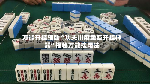 万能开挂辅助“功夫川麻免费开挂神器”揭秘万能挂用法-第3张图片