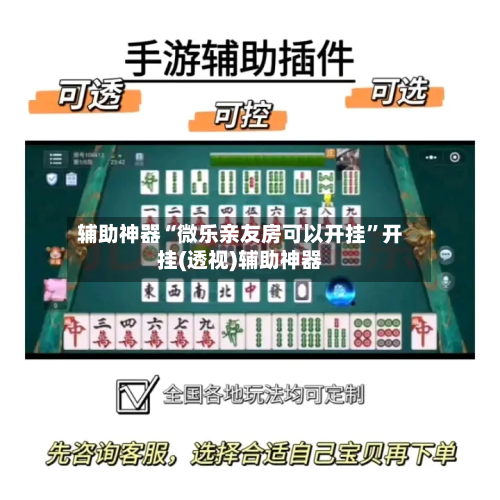 辅助神器“微乐亲友房可以开挂	”开挂(透视)辅助神器-第1张图片