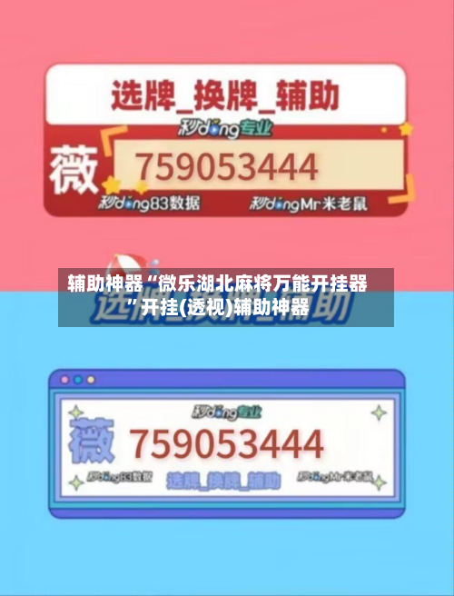 辅助神器“微乐湖北麻将万能开挂器	”开挂(透视)辅助神器-第1张图片