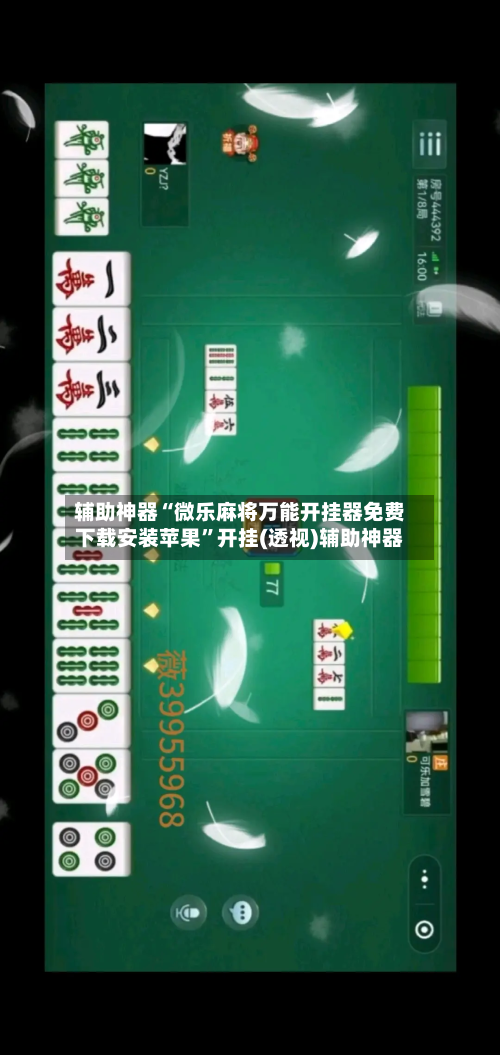 辅助神器“微乐麻将万能开挂器免费下载安装苹果”开挂(透视)辅助神器-第2张图片