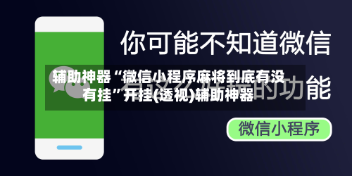 辅助神器“微信小程序麻将到底有没有挂	”开挂(透视)辅助神器-第2张图片