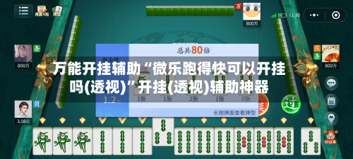 万能开挂辅助“微乐跑得快可以开挂吗(透视)	”开挂(透视)辅助神器-第2张图片