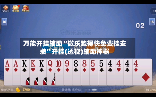 万能开挂辅助“微乐跑得快免费挂安装”开挂(透视)辅助神器-第1张图片