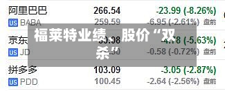 福莱特业绩、股价“双杀”-第1张图片