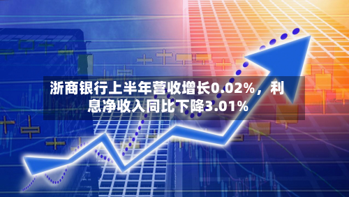 浙商银行上半年营收增长0.02%	，利息净收入同比下降3.01%-第1张图片