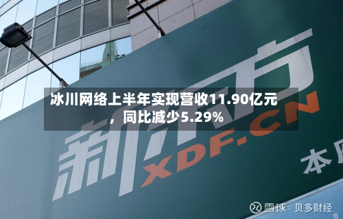 冰川网络上半年实现营收11.90亿元	，同比减少5.29%-第3张图片