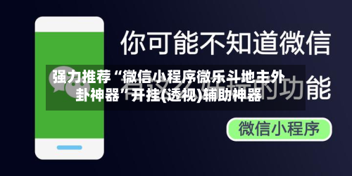 强力推荐“微信小程序微乐斗地主外卦神器”开挂(透视)辅助神器-第2张图片