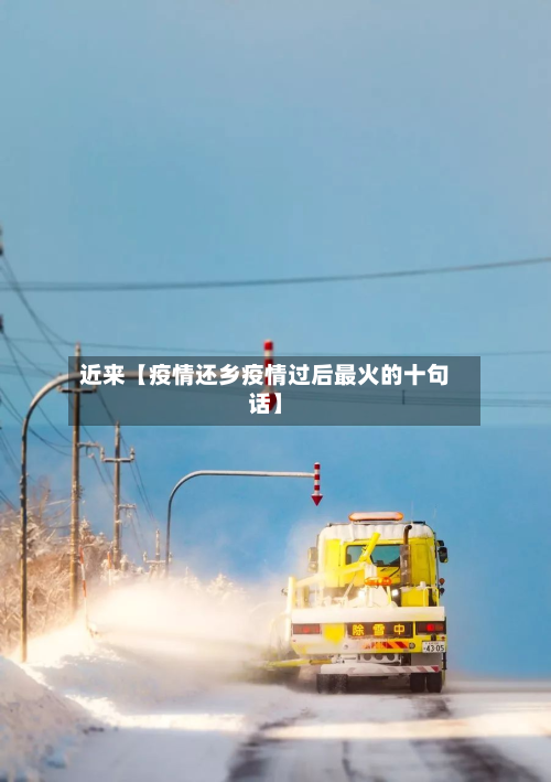 近来【疫情还乡疫情过后最火的十句话】-第2张图片