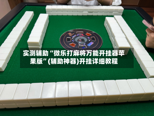 实测辅助“微乐打麻将万能开挂器苹果版”(辅助神器)开挂详细教程-第1张图片