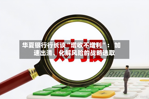 华夏银行行长谈“增收不增利”： 加速出清、化解风险的战略选取-第1张图片