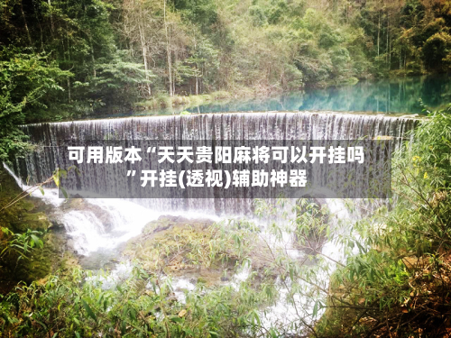 可用版本“天天贵阳麻将可以开挂吗	”开挂(透视)辅助神器-第2张图片