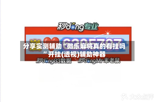 分享实测辅助“微乐麻将真的有挂吗	”开挂(透视)辅助神器-第2张图片