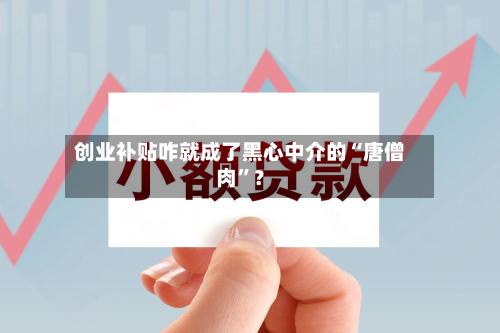 创业补贴咋就成了黑心中介的“唐僧肉”？-第1张图片