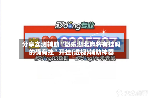 分享实测辅助“微乐湖北麻将有挂吗的确有挂	”开挂(透视)辅助神器-第1张图片