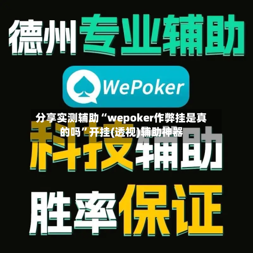 分享实测辅助“wepoker作弊挂是真的吗	”开挂(透视)辅助神器-第2张图片