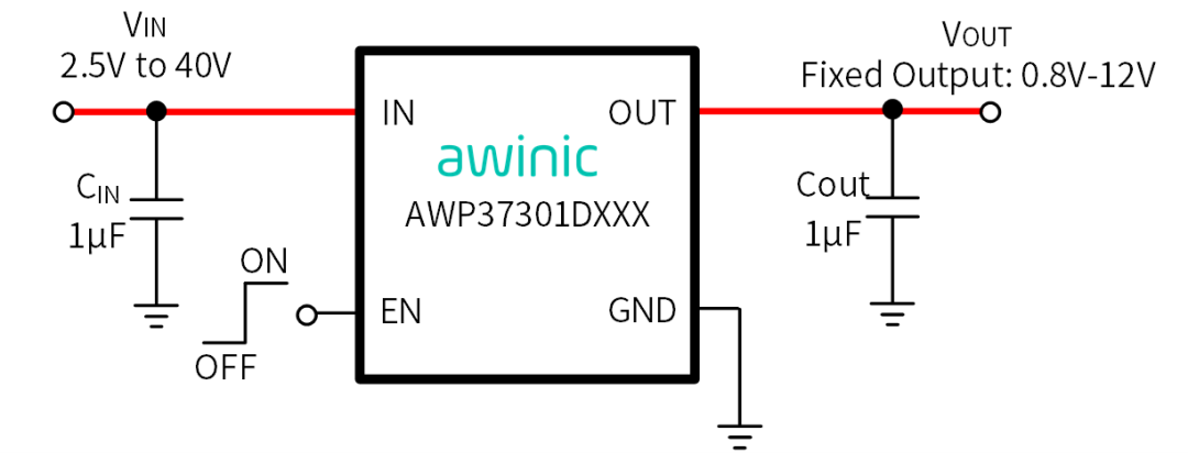 【新品发布】艾为电子推出 40V150mA 低功耗 LDO AWP3730X系列